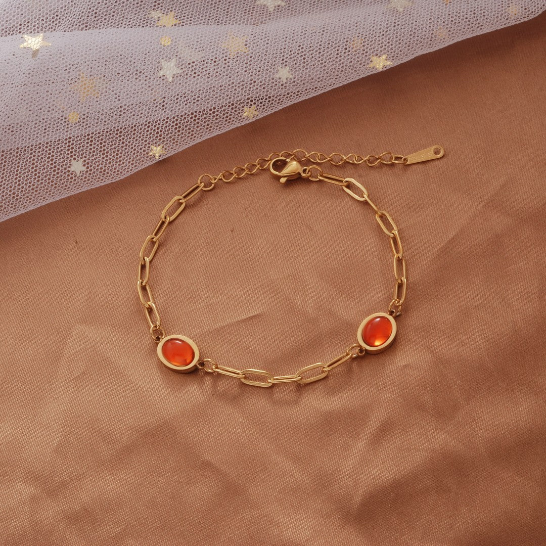 Wholesale Butterfly Titanium Steel Bracelet